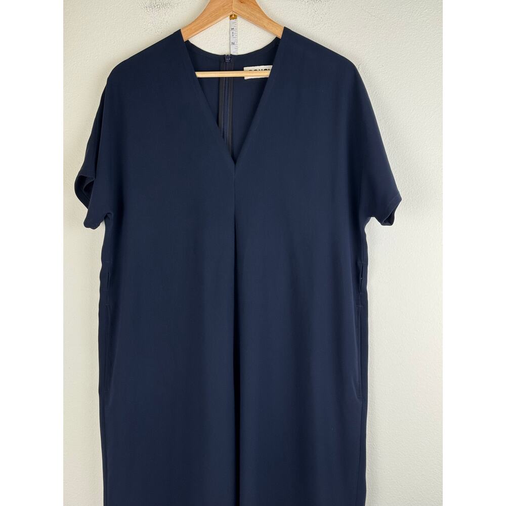 Roucha Navy Wide Leg Crepe Jumpsuit 3 L XL - Picture 7 of 16